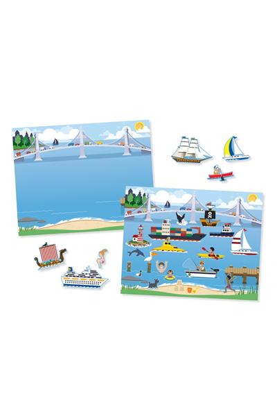Melissa&Doug / Tak Çıkar Çıkartma Kitabı - Araçlar Çok Renkli