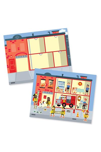 Melissa&Doug / Tak Çıkar Çıkartma Kitabı - Şehir Çok Renkli