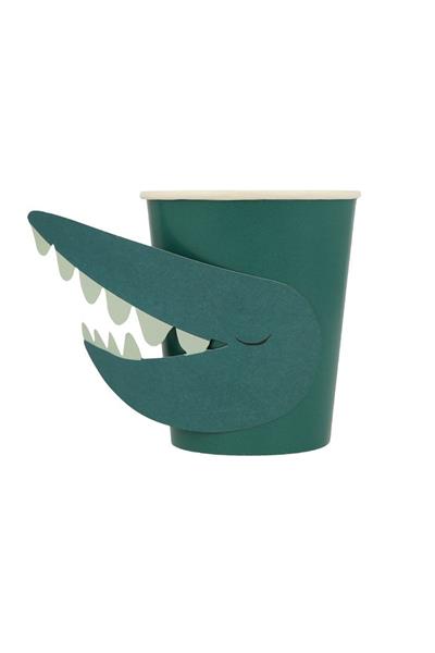 Meri Meri - Animal Parade Character Cups - Hayvan Geçit Töreni Bardaklar - 8li Çok Renkli