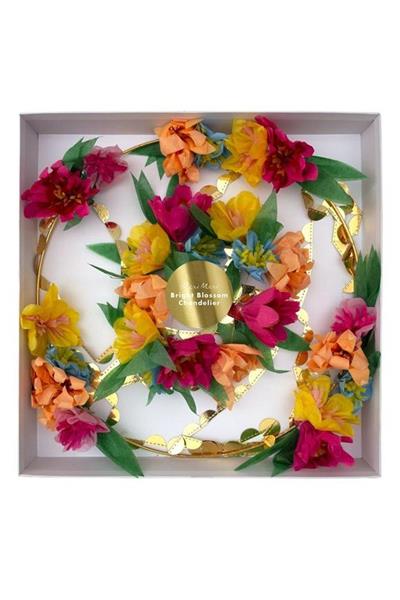 Meri Meri - Bright Blossom Chandelier - Parlak Çiçekli Süs Avize Çok Renkli