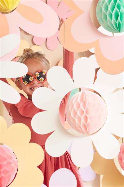 Meri Meri - Çiçekler Asılan Dekorlar (7li) Çok Renkli