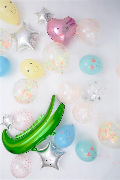 Meri Meri - Crocodile Foil Balloon - Timsah Folyo Balon Çok Renkli