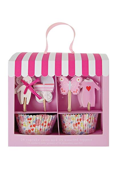 Meri Meri - Cupcake Kit - Pembe Çok Renkli
