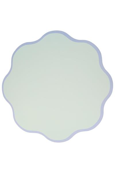 Meri Meri - Dalgalı Yuvarlak Pastel Servis Matı - 12 Adet Çok Renkli