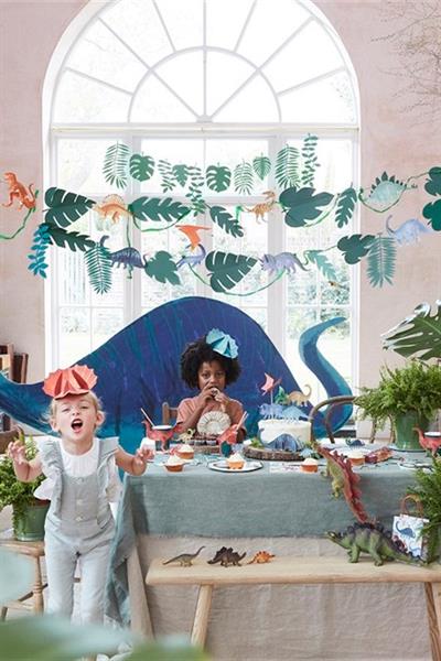 Meri Meri - Dinosaur Garland - Dinozor Asılan Süs Çok Renkli