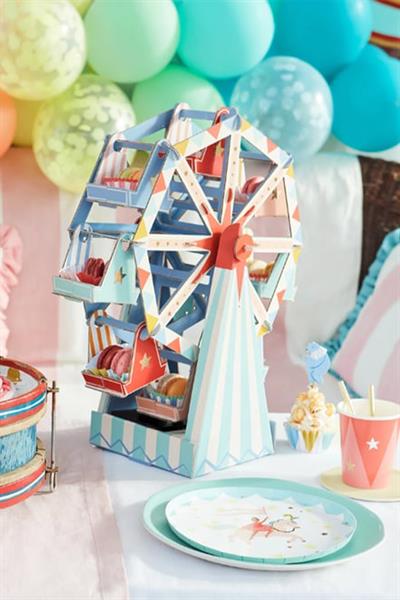 Meri Meri - Dönme Dolap Cupcake Standı Çok Renkli