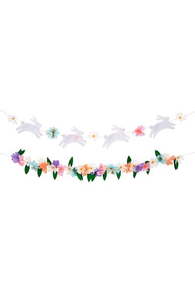 Meri Meri - Easter Bunny Garland - Tavşan Asılan Süs Çok Renkli