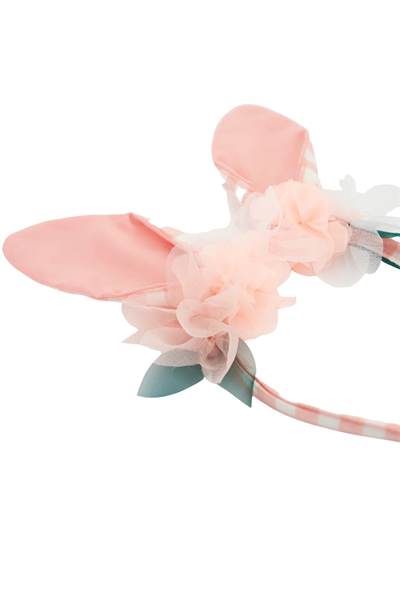 Meri Meri - Embellished Floral Bunny Headband - Çiçekli Tavşan Taç Çok Renkli