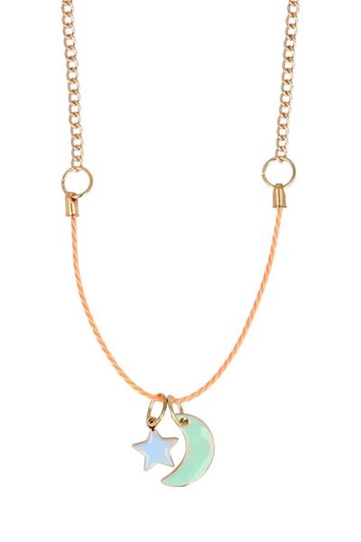 Meri Meri - Enamel Moon & Sun Necklace - Ay & Güneş Kolye Çok Renkli