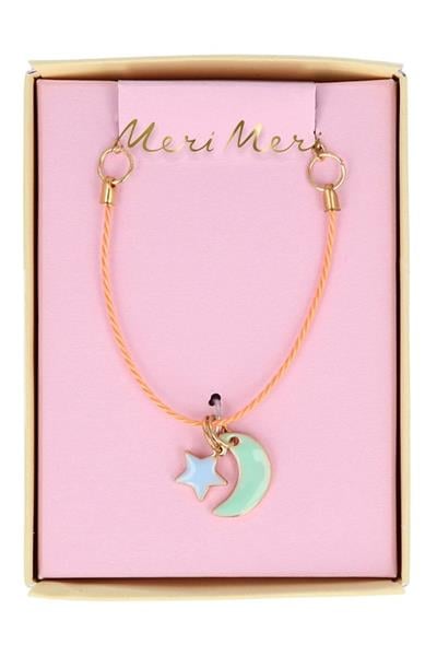 Meri Meri - Enamel Moon & Sun Necklace - Ay & Güneş Kolye Çok Renkli