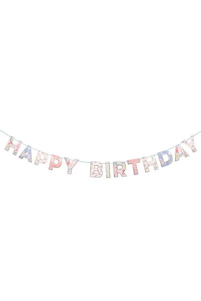 Meri Meri - English Garden Birthday Garland - English Garden Asılan Süs Çok Renkli
