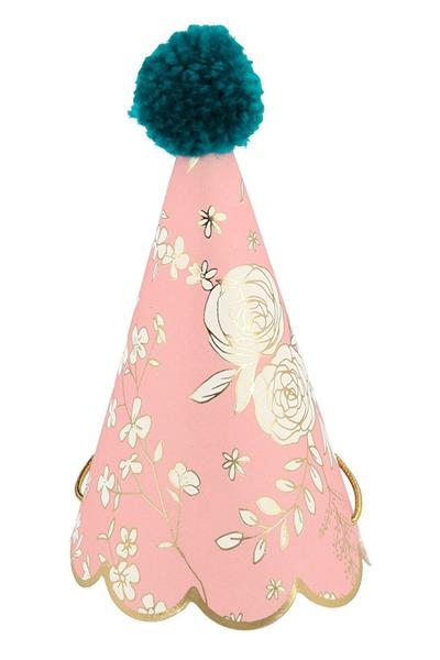 Meri Meri - English Garden Party Hats - English Garden Parti Şapkaları Çok Renkli