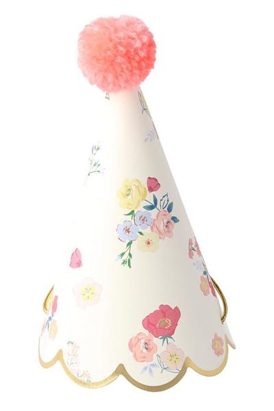 Meri Meri - English Garden Party Hats - English Garden Parti Şapkaları Çok Renkli