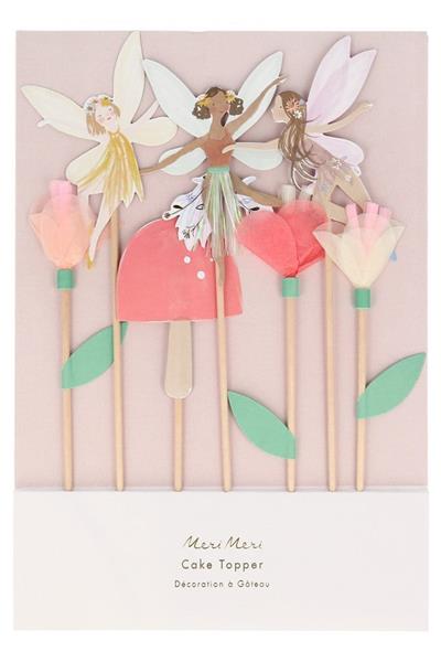 Meri Meri - Fairy Cake Topper - Peri Kızı Pasta Süsü Çok Renkli