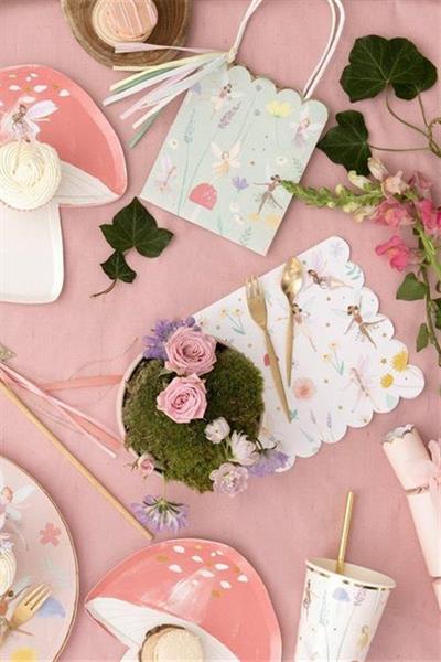 Meri Meri - Fairy Plates - Peri Kızı Tabak - L - 8li Çok Renkli