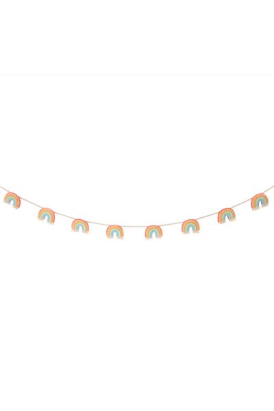 Meri Meri - Felt Rainbow Garland - Keçe Gökkuşağı Asılan Süs Çok Renkli