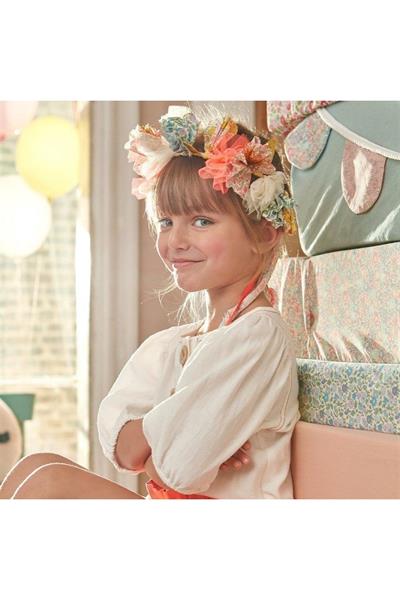 Meri Meri - Floral Halo Crown - Çiçekli Hale Taç Çok Renkli