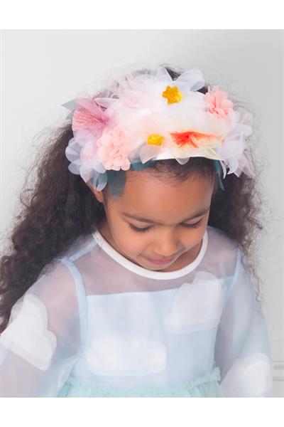 Meri Meri - Floral Headband - Çiçekli Taç Çok Renkli