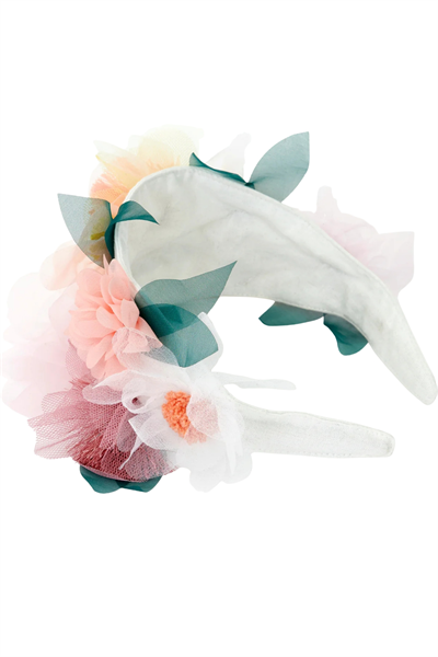 Meri Meri - Floral Headband - Çiçekli Taç Çok Renkli