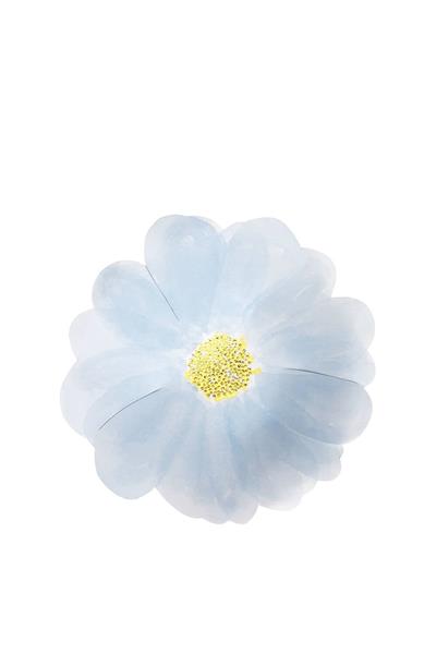 Meri Meri - Flower Garden Plates - Çiçek Bahçesi Tabaklar - S - 8li Çok Renkli