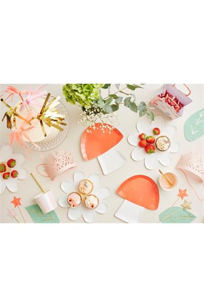 Meri Meri - Glitter Star Wands - Parıltılı Sihirli Değnek Çok Renkli