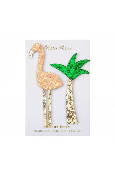 Meri Meri - Glitter Tropical Patches - Simli Tropikal Yamaları Çok Renkli