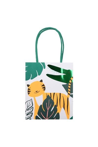 Meri Meri - Go Wild Party Bags - Go Vahşi Doğa Parti Çantaları Çok Renkli