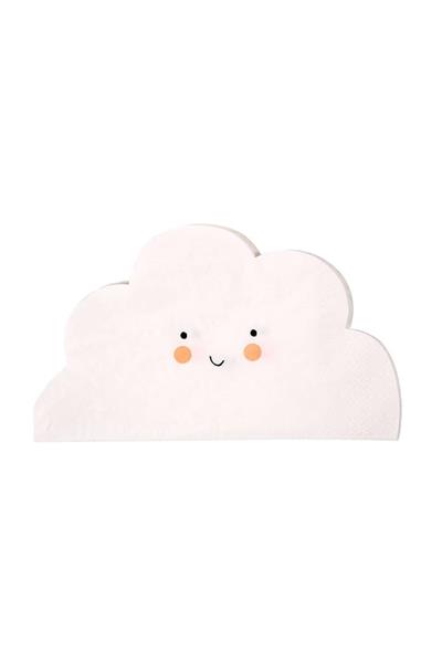 Meri Meri - Happy Cloud Napkins - Bulut Peçete Çok Renkli