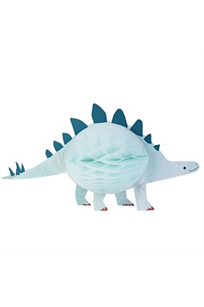 Meri Meri - Honeycomb Dinosaur Decorations - Petek Dinozor Dekorlar - 3lü Çok Renkli