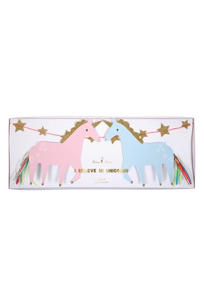 Meri Meri - I Believe In Unicorns Garland - Unicorn Asılan Süs Çok Renkli