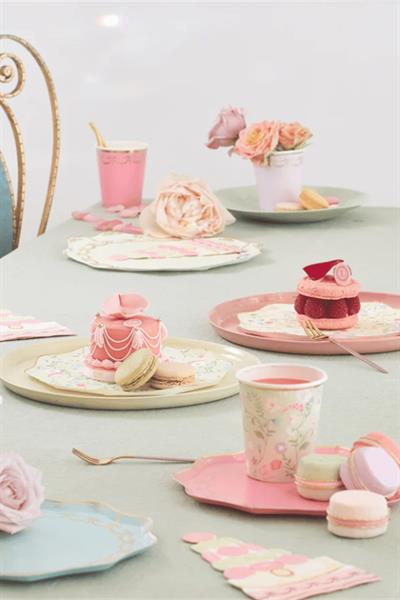 Meri Meri - Ladurée Paris Cups - Ladurée Paris Bardaklar (8li) Çok Renkli