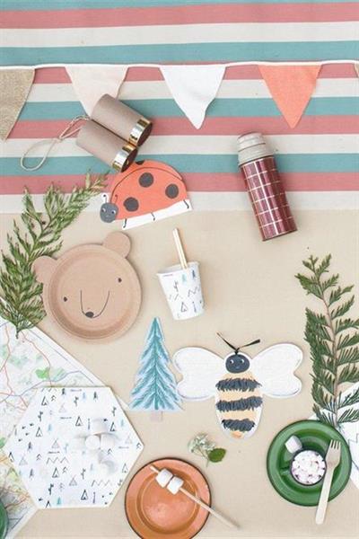 Meri Meri - Ladybird Napkins - Uğur Böceği Peçete Çok Renkli