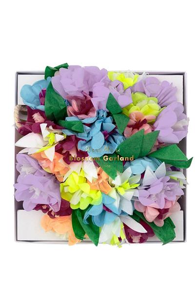 Meri Meri - Lilac Blossom Garland - Lila Çiçekli Asılan Süs Çok Renkli