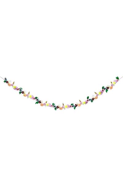 Meri Meri - Lilac Blossom Garland - Lila Çiçekli Asılan Süs Çok Renkli