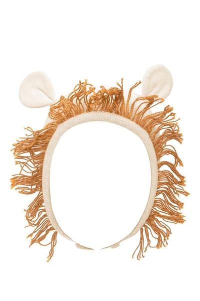 Meri Meri - Lion Baby Bonnet - Aslanlı Bebek Başlığı Çok Renkli