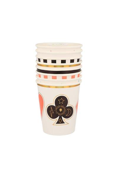Meri Meri - Magic Cups - Sihirbaz Bardaklar - 8li Çok Renkli