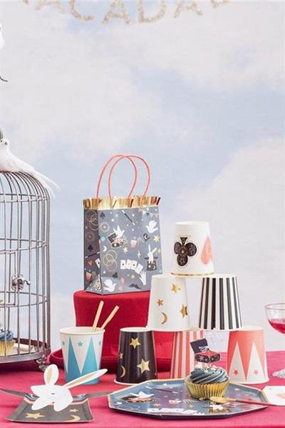 Meri Meri - Magic Cups - Sihirbaz Bardaklar - 8li Çok Renkli