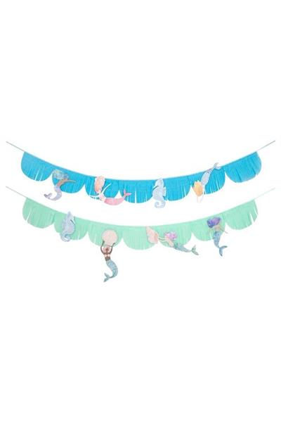 Meri Meri - Mermaid Garland - Deniz Kızı Asılan Süs Çok Renkli