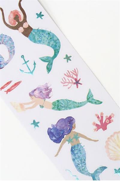 Meri Meri - Mermaid Mini Stickers - Deniz Kızı Mini Çıkartmalar Çok Renkli