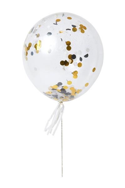 Meri Meri - Metallic Confetti Balloon Kit - Metalik Konfetili Balon Kit Çok Renkli