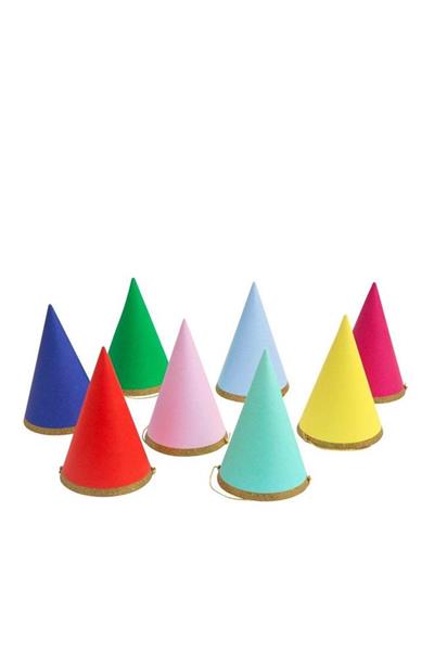 Meri Meri - Multicolor Party Hats - Parti Şapkaları - Çok Renkli Çok Renkli