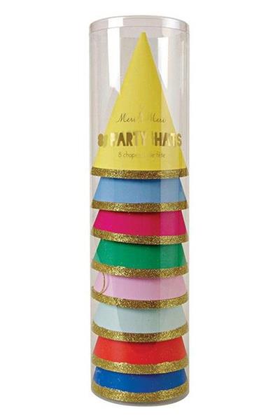 Meri Meri - Multicolor Party Hats - Parti Şapkaları - Çok Renkli Çok Renkli