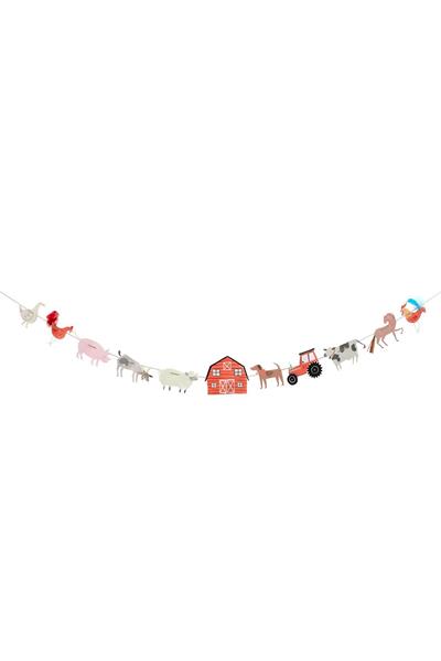 Meri Meri - On The Farm Large Garland - Çiftlik Asılan Süs Çok Renkli