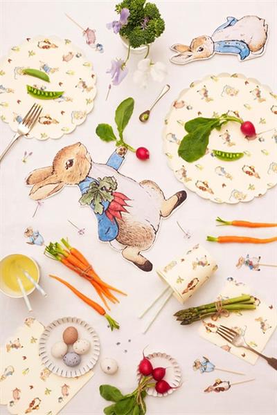 Meri Meri - Peter Rabbit Napkins - Peter Rabbit Peçete - 20li Çok Renkli