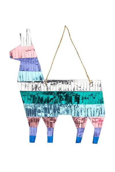 Meri Meri - Pinata Llama Card - Lama Pinyata Tebrik Kartı Çok Renkli