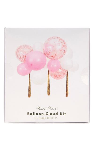 Meri Meri - Pink Balloon Cloud Kit - Pembe Bulut Balon Kit Çok Renkli