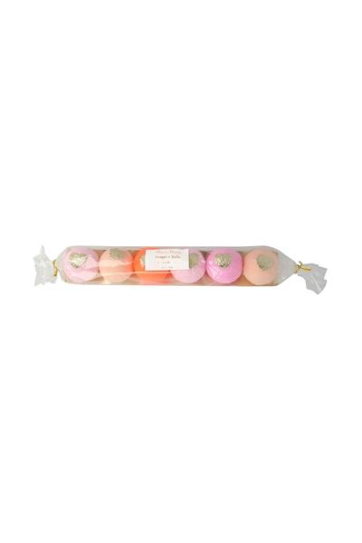 Meri Meri - Pink Surprise Balls - Pembe Sürpriz Toplar - 6lı Çok Renkli