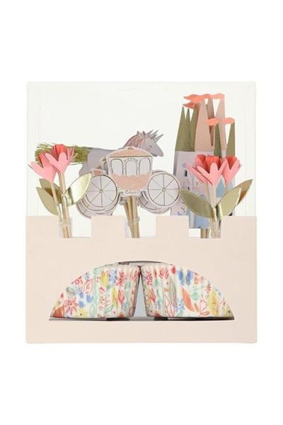 Meri Meri - Princess Cupcake Kit - Prenses Cupcake Kit Çok Renkli