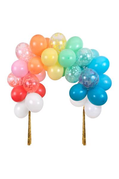 Meri Meri - Rainbow Balloon Arch Kit - Gökkuşağı Balon Kit Çok Renkli