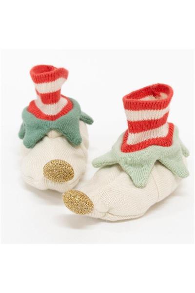 Meri Meri - Red Elf Booties - Elf Bebek Patiği Çok Renkli